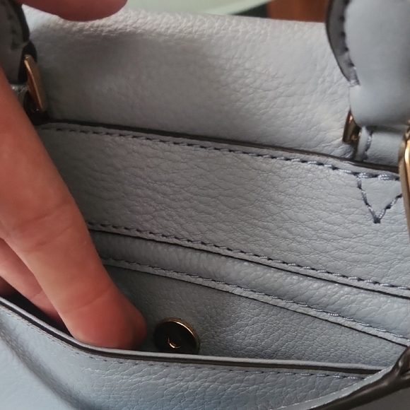 Michael Kors Light Blue Floral Backpack - Picture 3 of 9